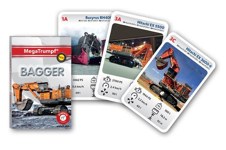 Piatnik, Quartet, Koparki, karty do gry