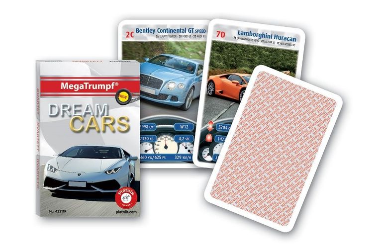 Piatnik, Quartet, samochody marzeń, gra karciana