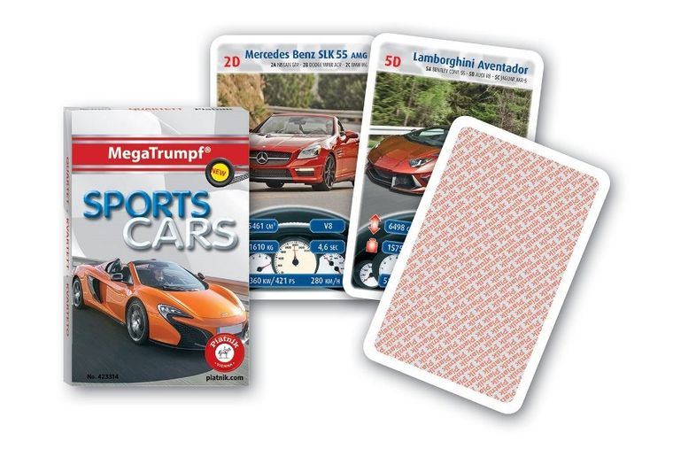 Piatnik, Quartet, Samochody sportowe, gra karciana