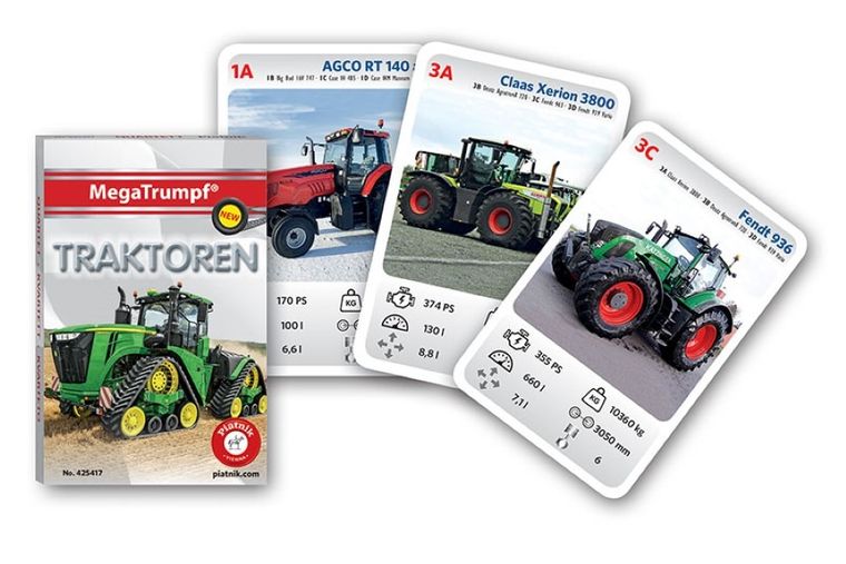Piatnik, Quartet, Traktory, karty do gry