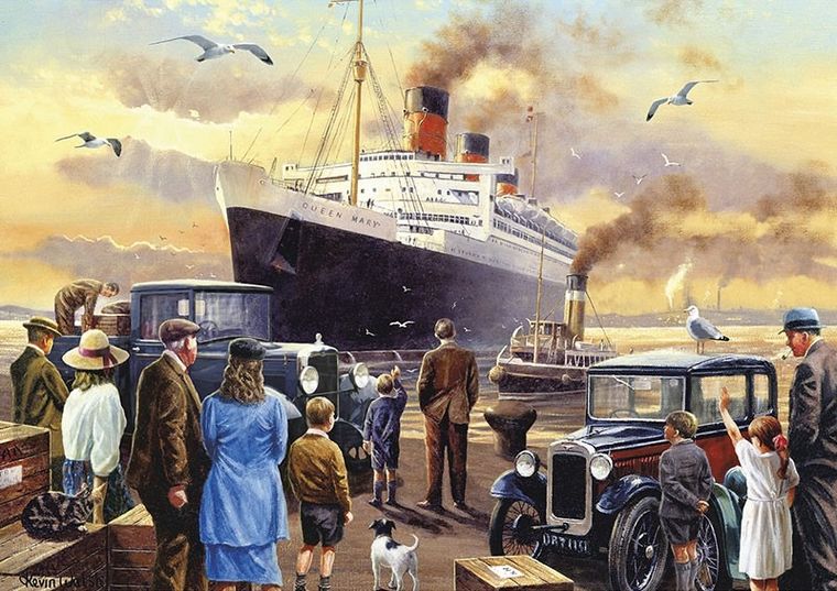 Piatnik, R.M.S. Queen Mary, puzzle 1000 elementów