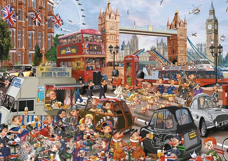 Piatnik, Ruyer, Londyn, puzzle, 1000 elementów