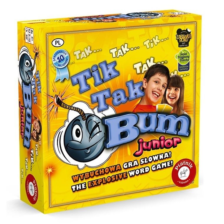 Piatnik, Tik Tak Bum Junior, gra słowna