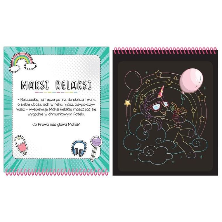 Piękne jednorożce. Zdrapywanka z rysikiem