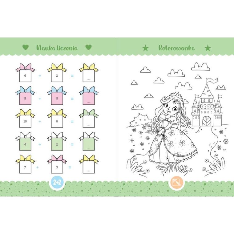 Piękne królewny. Aktywizujące zabawy dla dziewczynek