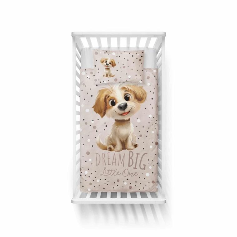 Piesek, 2-częściowy komplet pościeli dziecięcej, 90-120 cm