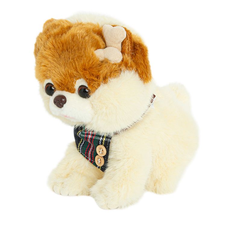 Piesek Pomeranian, zabawka interaktywna, beżowy
