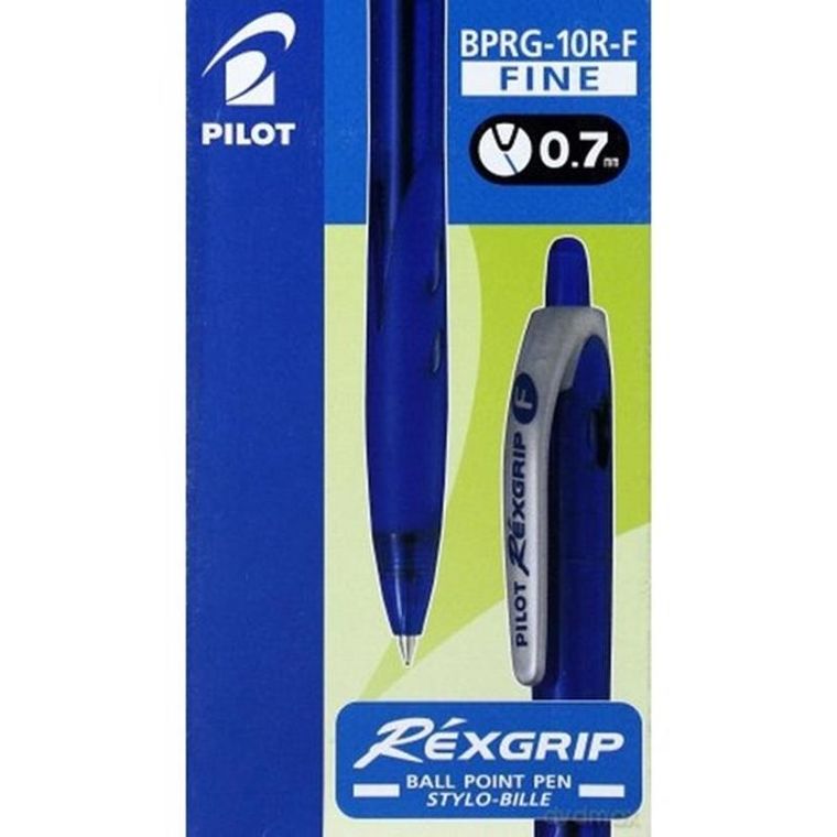 Pilot, długopis automatyczny Rexgrip, niebieski