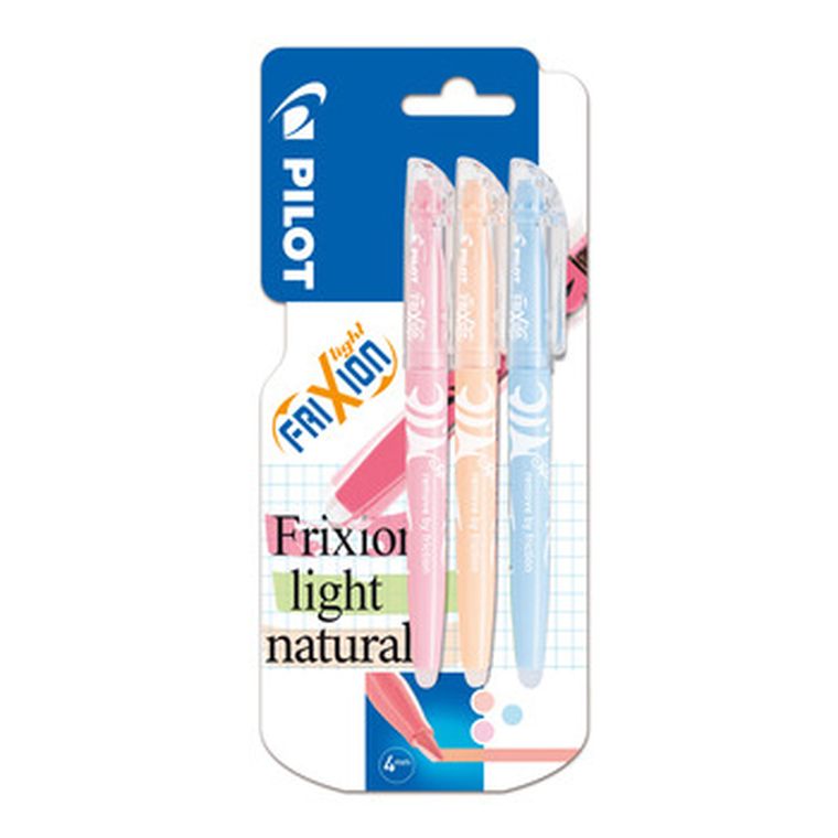 Pilot, Frixion Light Soft, zakreślacz wymazywalny, 3 kolory