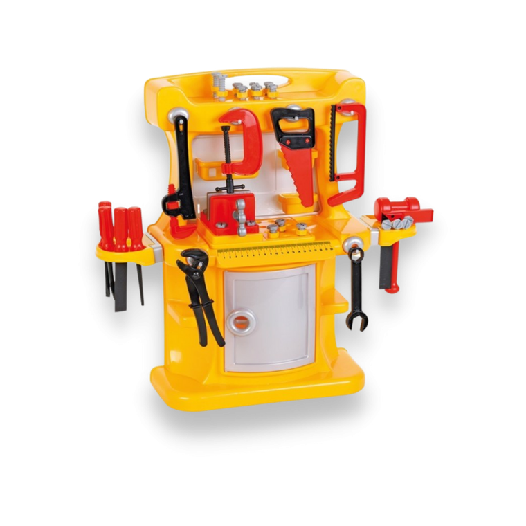 Pilsan, warsztat majsterkowicza, stół z narzędziami