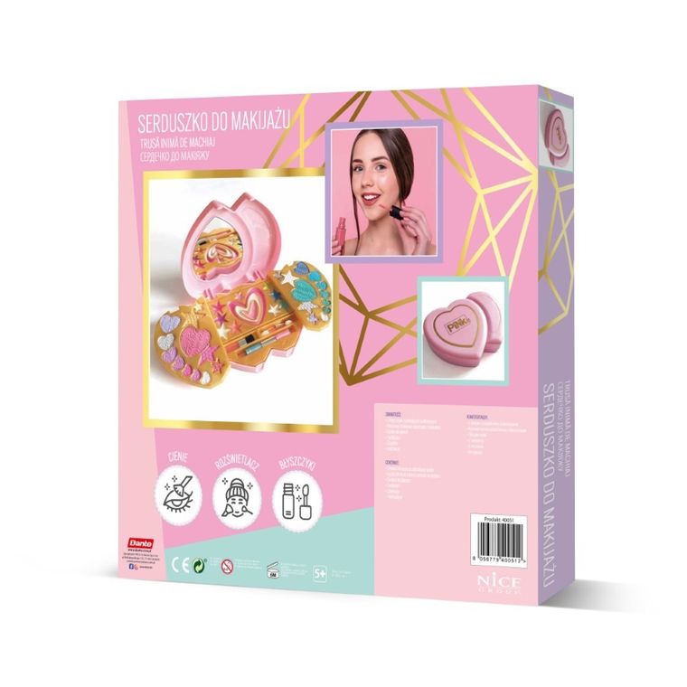 Pink It, Serduszko, paletka do makijażu