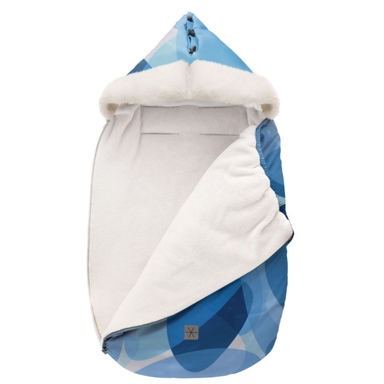 Pinokio, śpiworek do fotelika, zimowy, niebieski