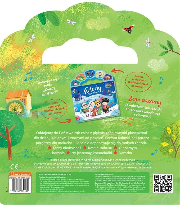 Piosenki dla dzieci. Naciśnij, posłuchaj i śpiewaj!