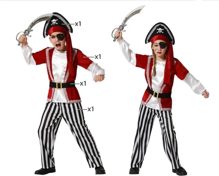 Pirat, strój dla dzieci, 110/116