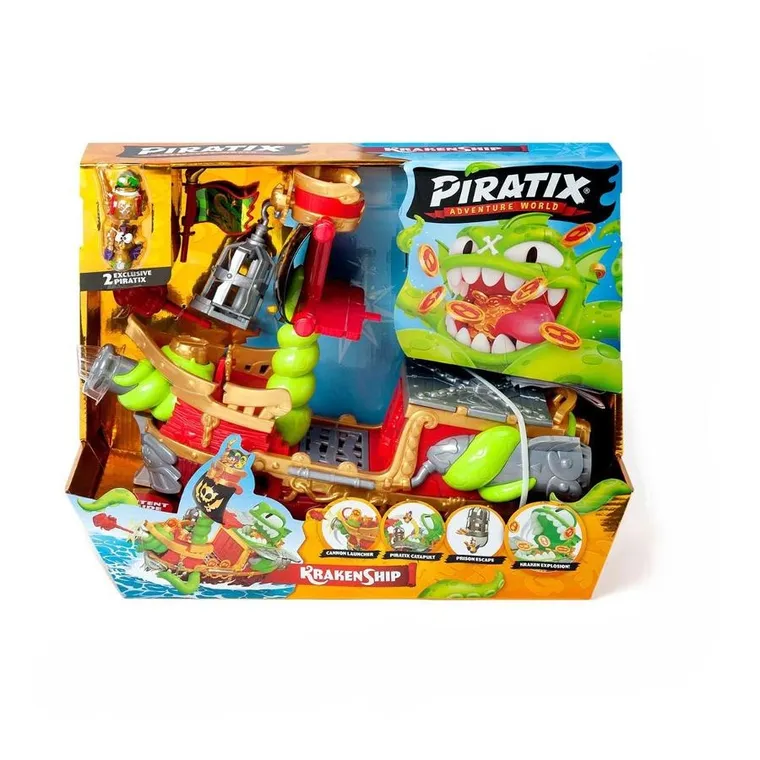 Piratix, Statek Krakena, łódź z figurką