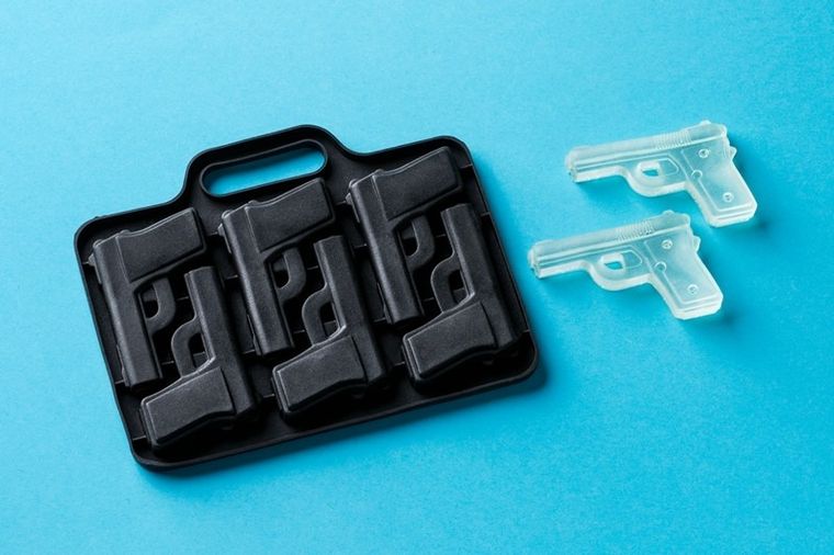 Pistolety, foremka na lód