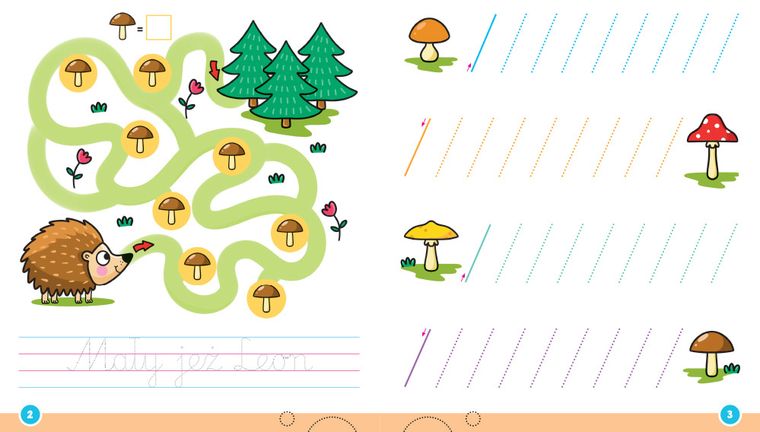 Piszę i rysuję z kotkiem. Labirynty, szlaczki, rysowanki. Ścieralny pisak