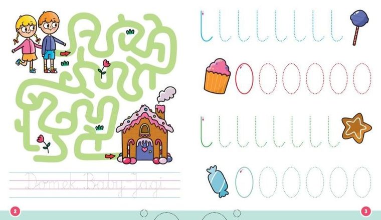 Piszę i rysuję z pieskiem. Labirynty, szlaczki, rysowanki. Ścieralny pisak