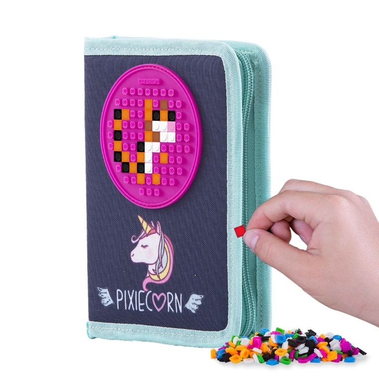 Pixie Crew, Jednorożec, piórnik jednokomorowy, purpurowy panel