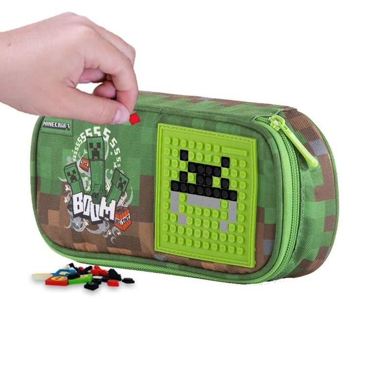 Pixie Crew, Minecraft, piórnik, owalny