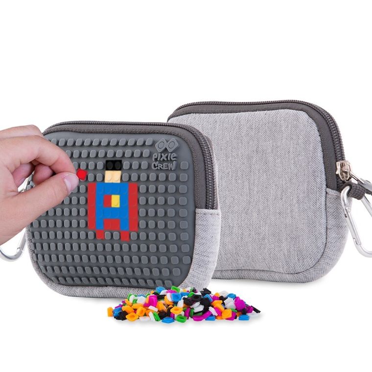 Pixie Crew, saszetka, kosmetyczka, szara, szary panel