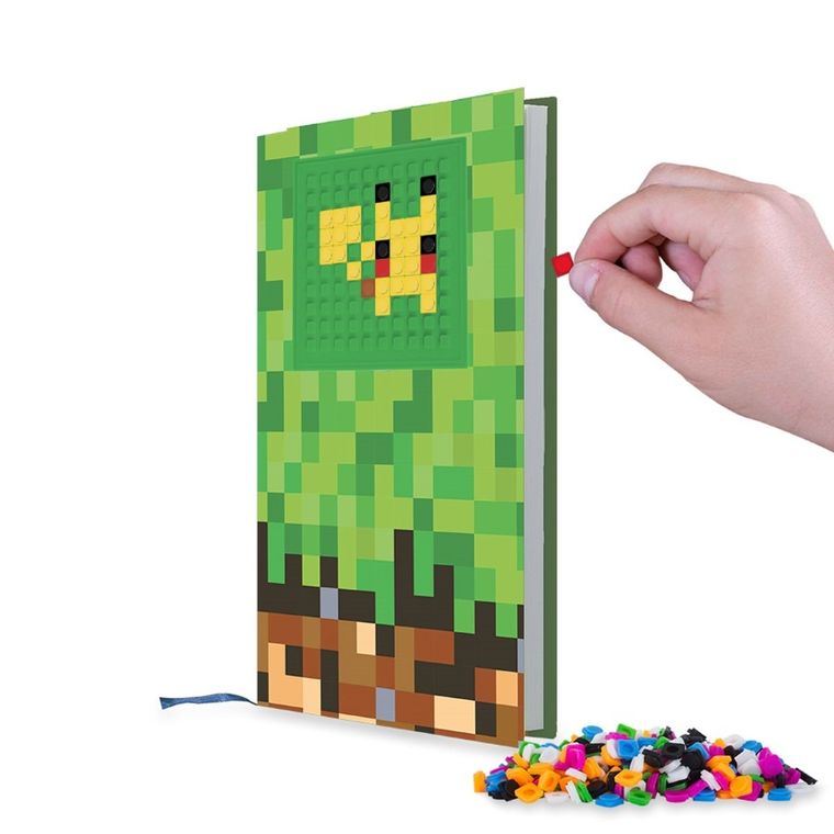 Pixie Crew, zeszyt A5, w linię, zielona kratka, zielony panel, 1 szt.