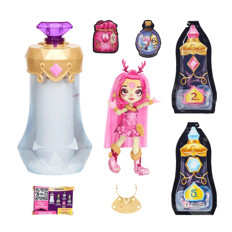 Pixlings, lalka jelonek, różowa