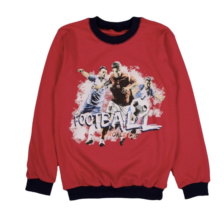 Piżama chłopięca, czerwono-granatowa, Tup Tup