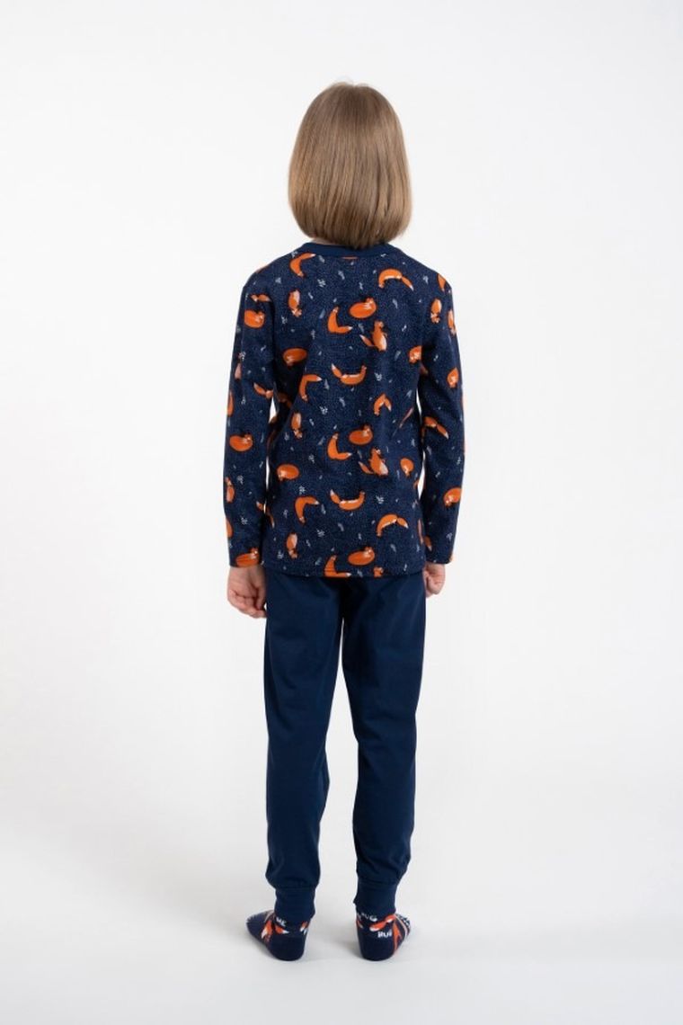 Piżama chłopięca, granatowa, Witalis, Italian Fashion