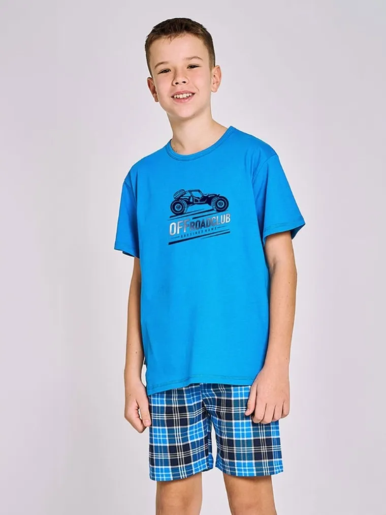 Piżama chłopięca, niebieska, Taro