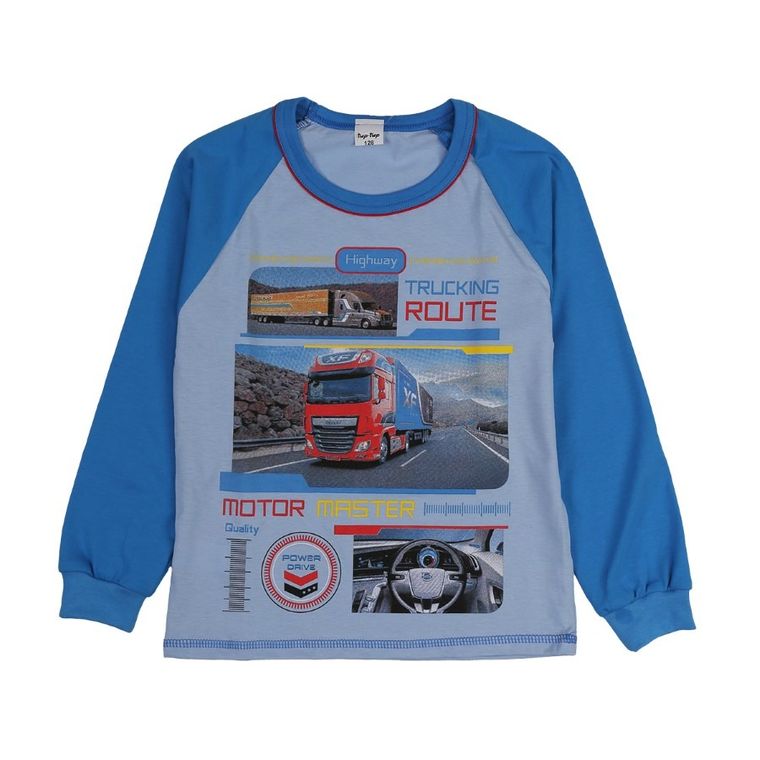 Piżama chłopięca, niebieska, Tup Tup