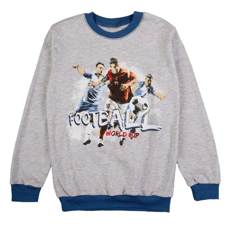 Piżama chłopięca, szaro-niebieska, Tup Tup