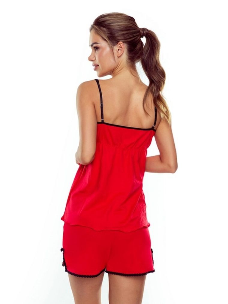 Piżama damska, czerwona, Albina, Eldar