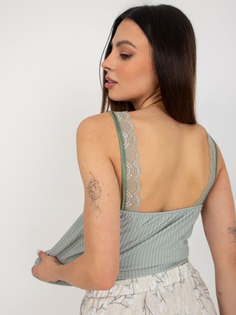 Piżama damska, khaki, Berrak