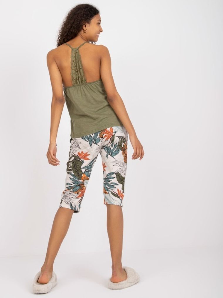 Piżama damska, khaki, Berrak