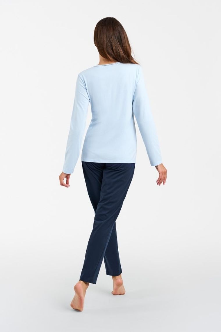 Piżama damska, niebieska, Arietta, Italian Fashion