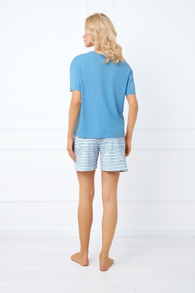 Piżama damska, niebieska, Italian Fashion