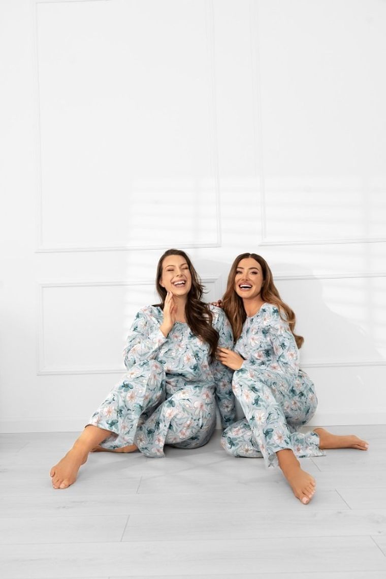 Piżama damska, niebieska, Sekwoja, Italian Fashion