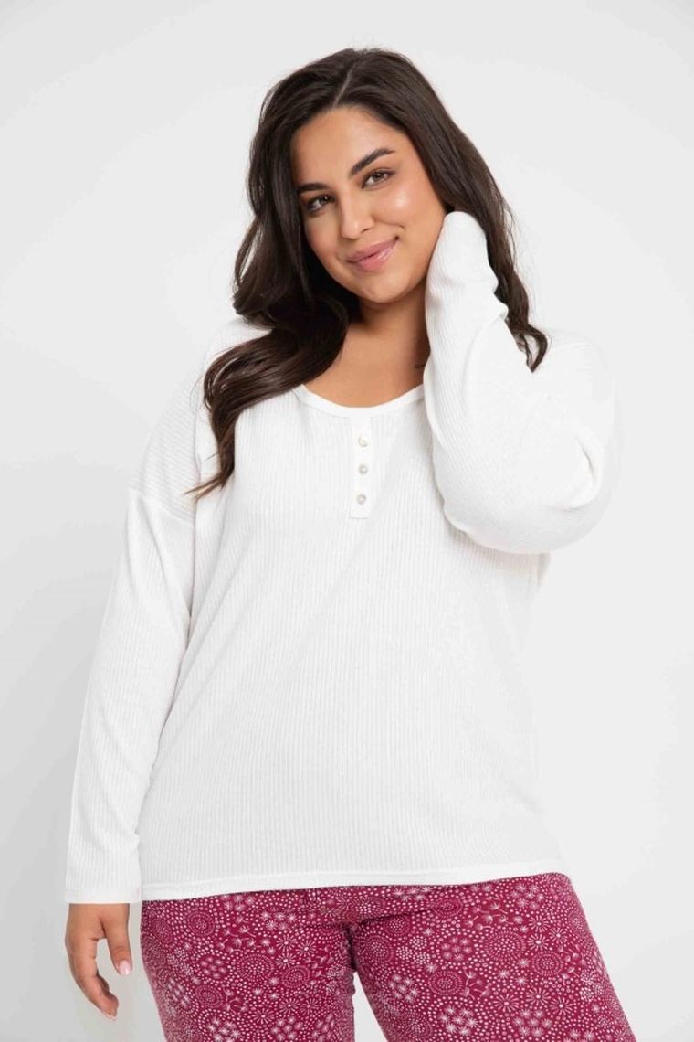 Piżama damska, plus size, mix, Estella, Taro
