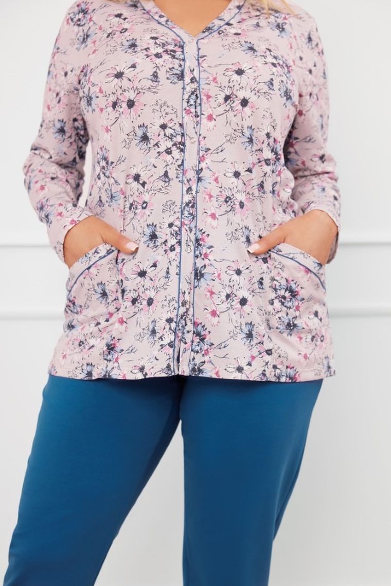 Piżama damska, plus size, mix, Lacenta, Italian Fashion