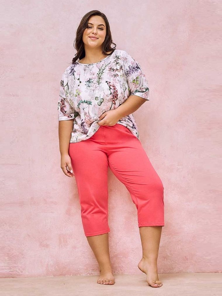 Piżama damska, plus size, mix, Taro