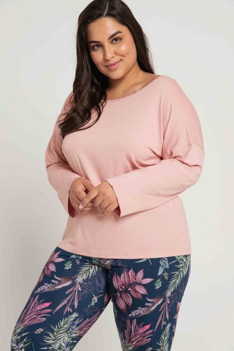 Piżama damska, plus size, mix, Vivian, Taro