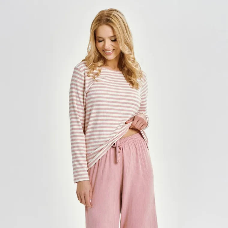 Piżama damska, różowa, Aleksandra, Taro