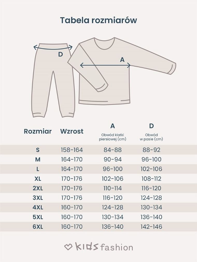 Piżama damska, różowa, Taro