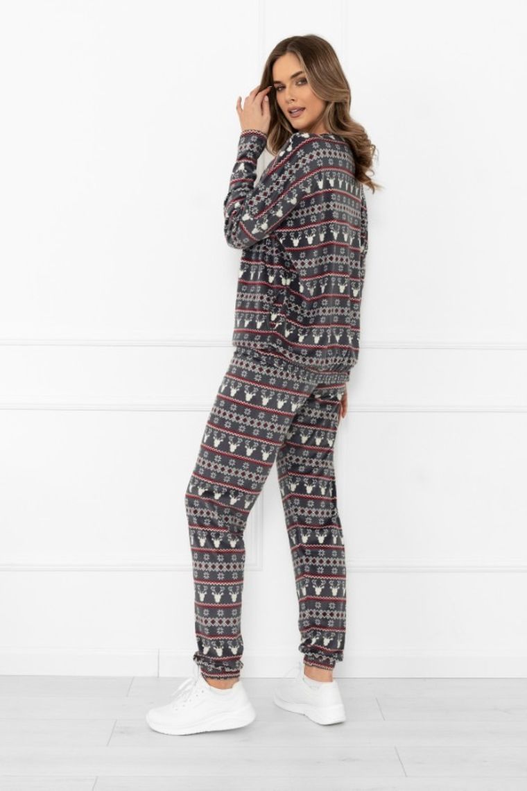 Piżama damska, szara, Italian Fashion