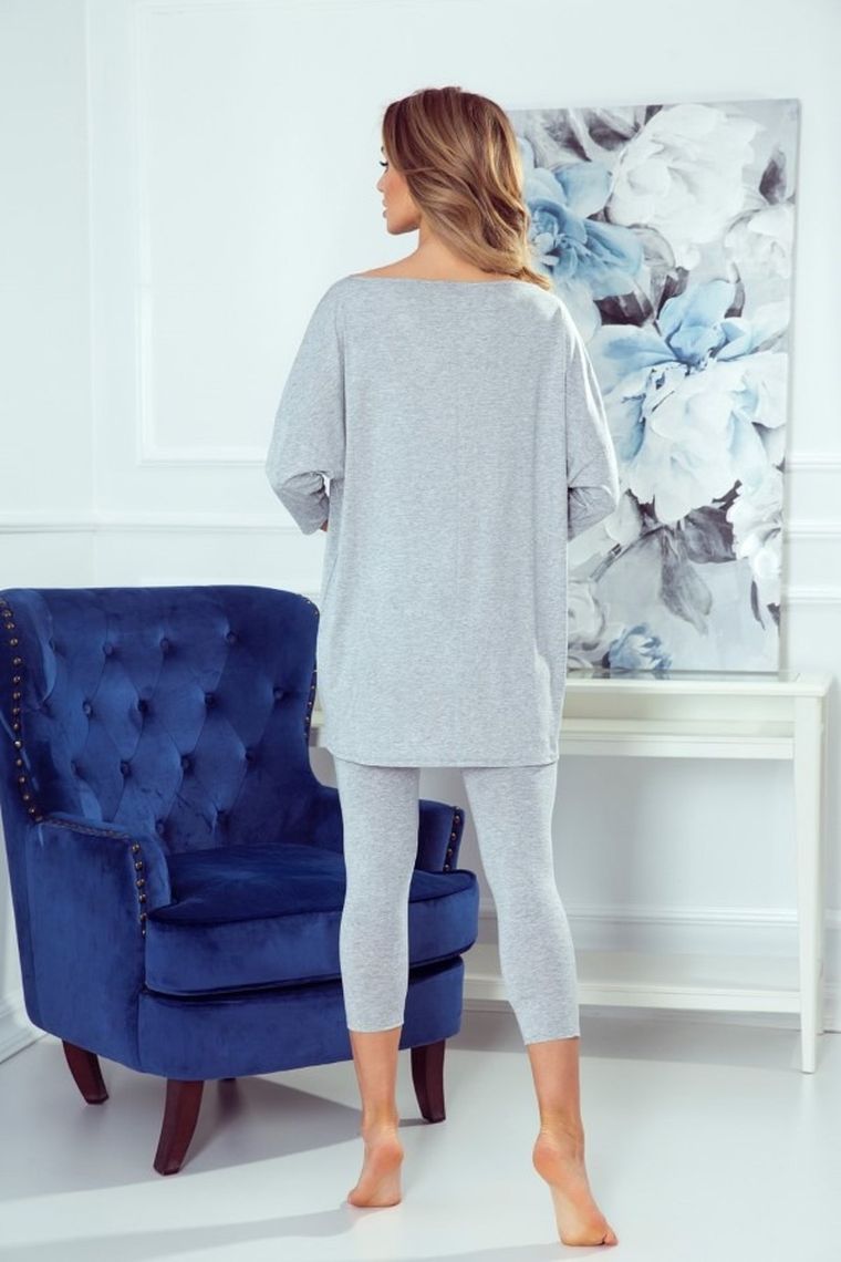 Piżama damska, szara, Linette, Eldar