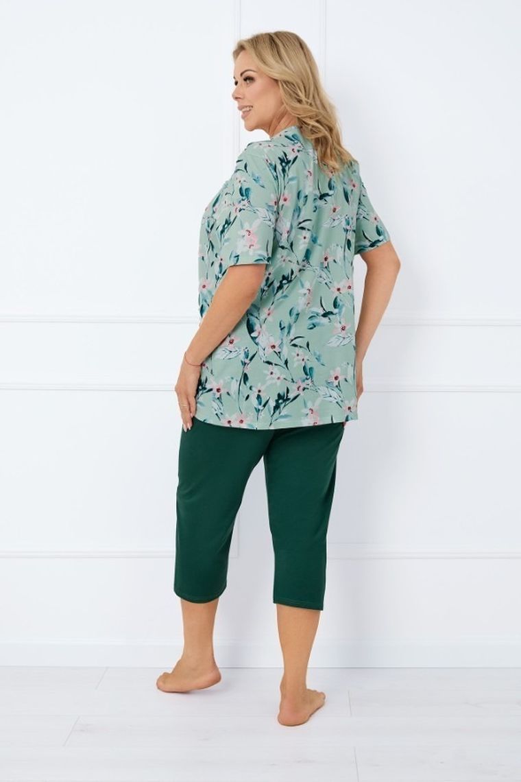 Piżama damska, zielona, Italian Fashion