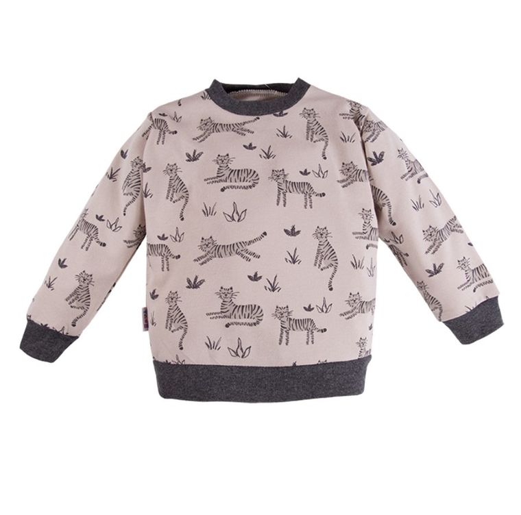 Piżama dziecięca, beżowo-szara, Eevi