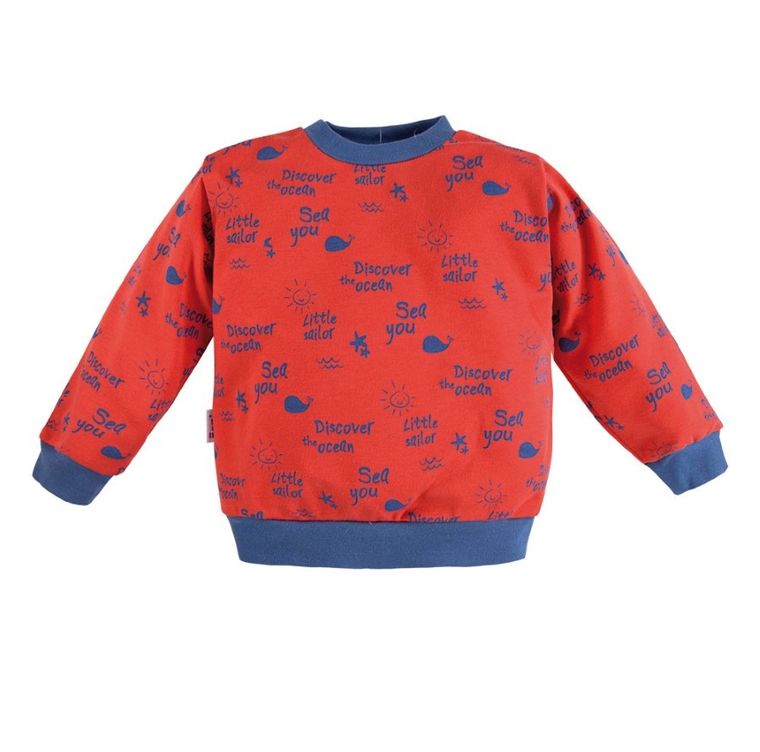 Piżama dziecięca, czerwono-niebieska, Eevi