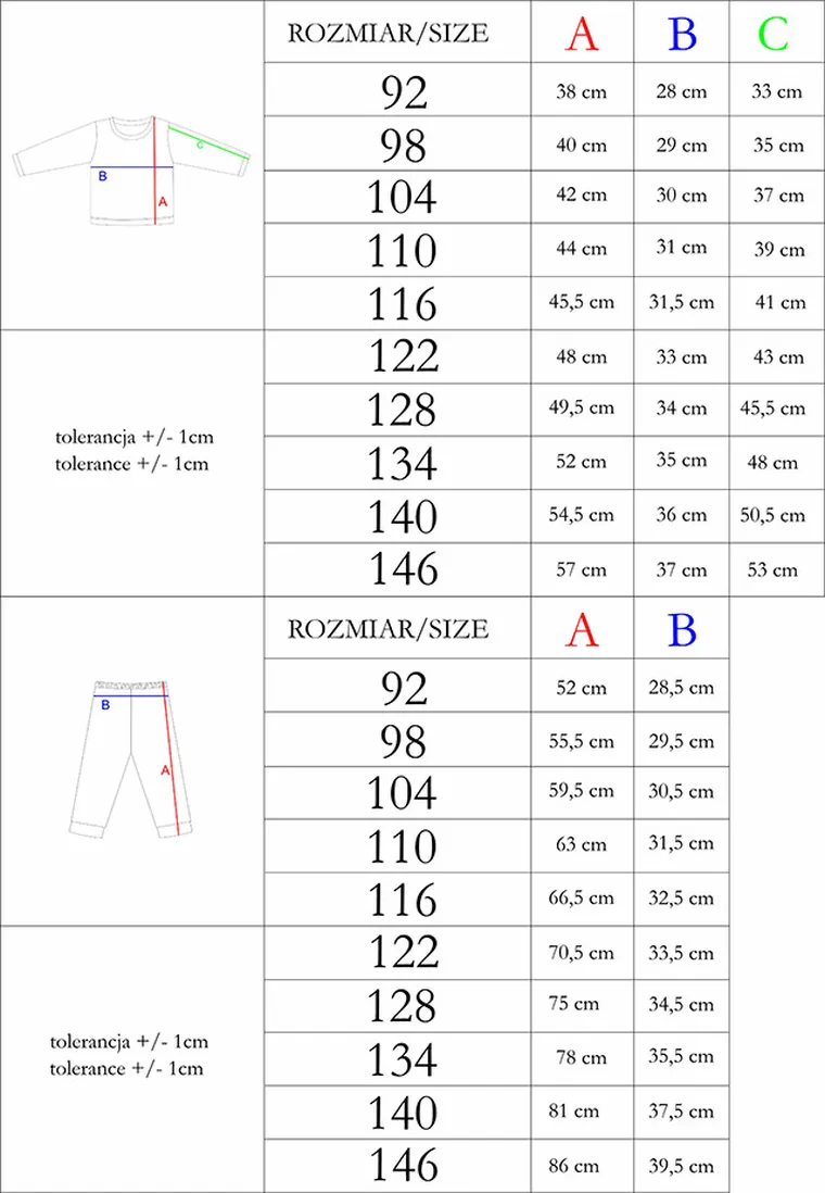 Piżama dziecięca, mix, Nicol